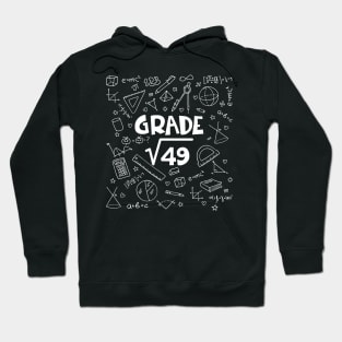 7th Grade Math Square Root Of 49 Back To School Hoodie